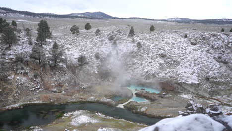 mammoth lakes hot springs, california, estados unidos