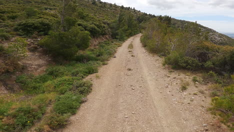 Journey-through-Penteli's-rugged-terrain-with-breathtaking-drone-footage