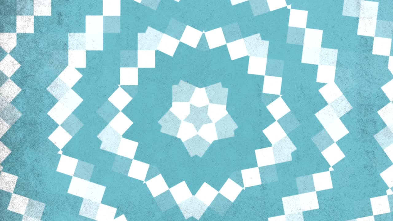 青い円とピクセルの 8 ビット パターン