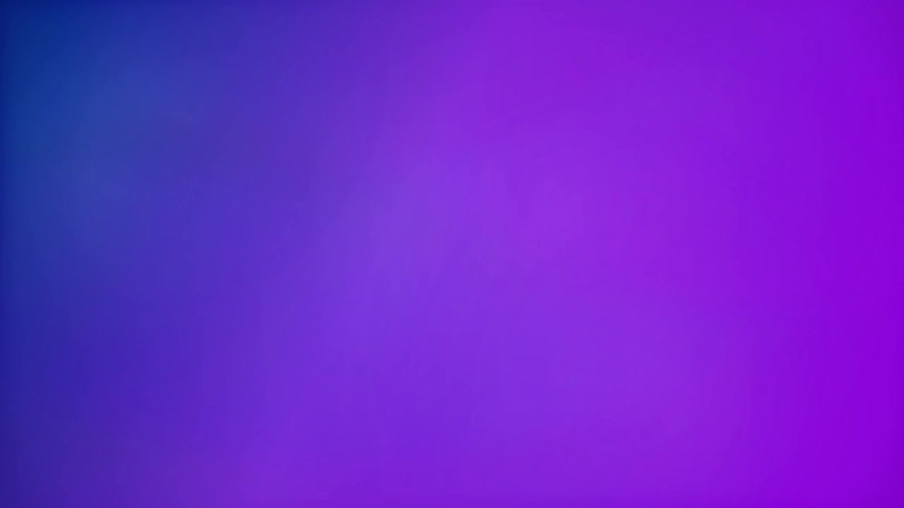 Gradiente líquido abstrato roxo e azul muda lentamente com iluminação suave e transições de cores sutis