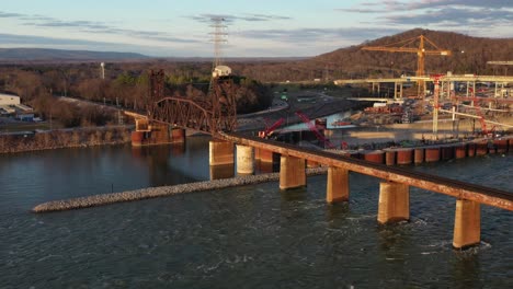 stunning 4k drone footage of chickamauga dam, showcasing its structure, the tennessee river, and scenic beauty. perfect for infrastructure, travel, or history projects