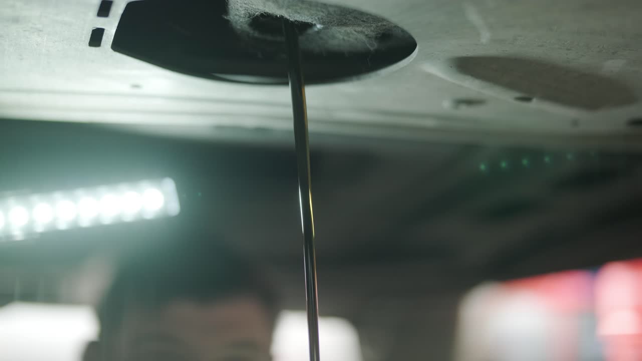 Car Oil Change Undercarriage