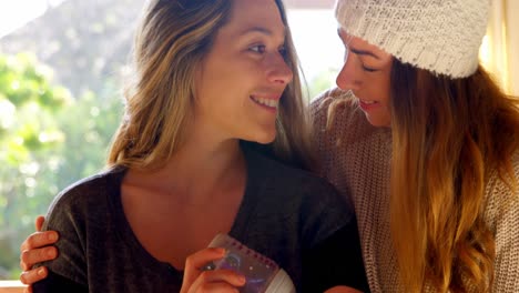 lesbian couple feeding milk to their babies 4k