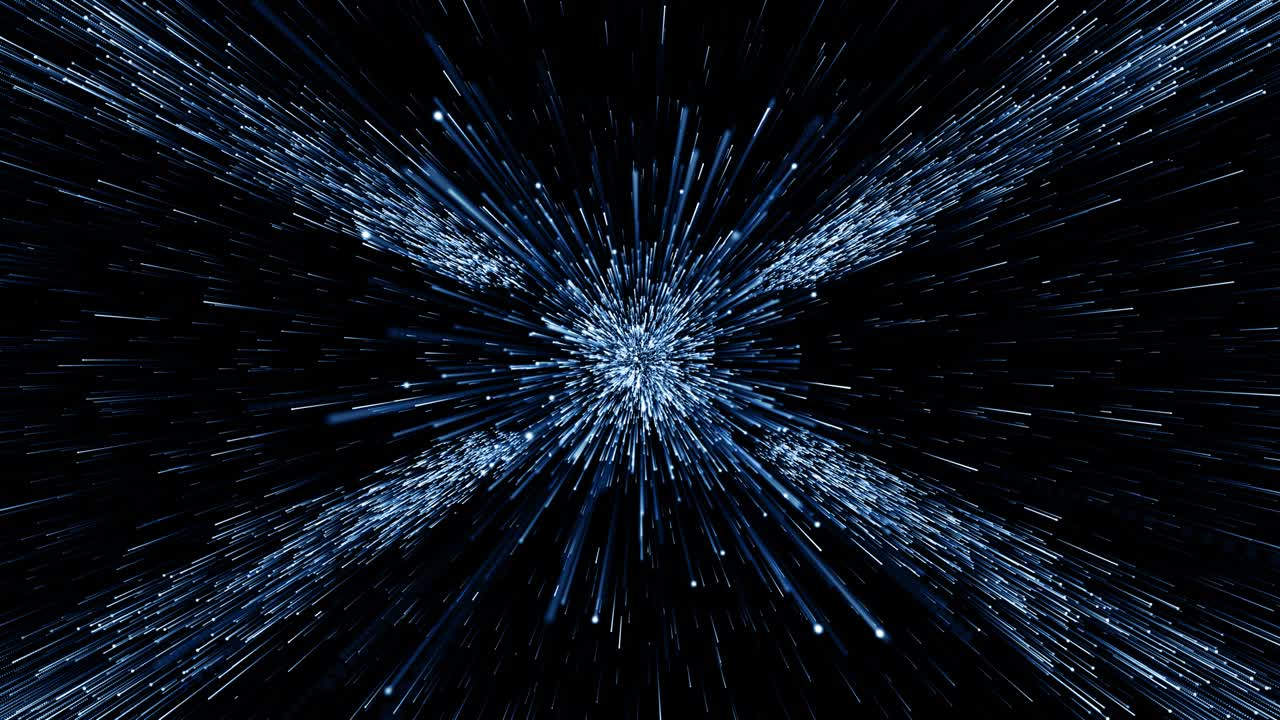 Particles Blue dust abstract light bokeh motion titles cinematic background loop