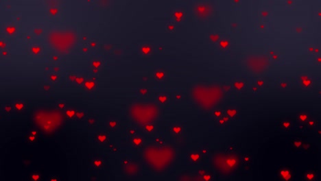 fondo de caída del corazón 4k