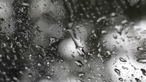 raindrops on the car window