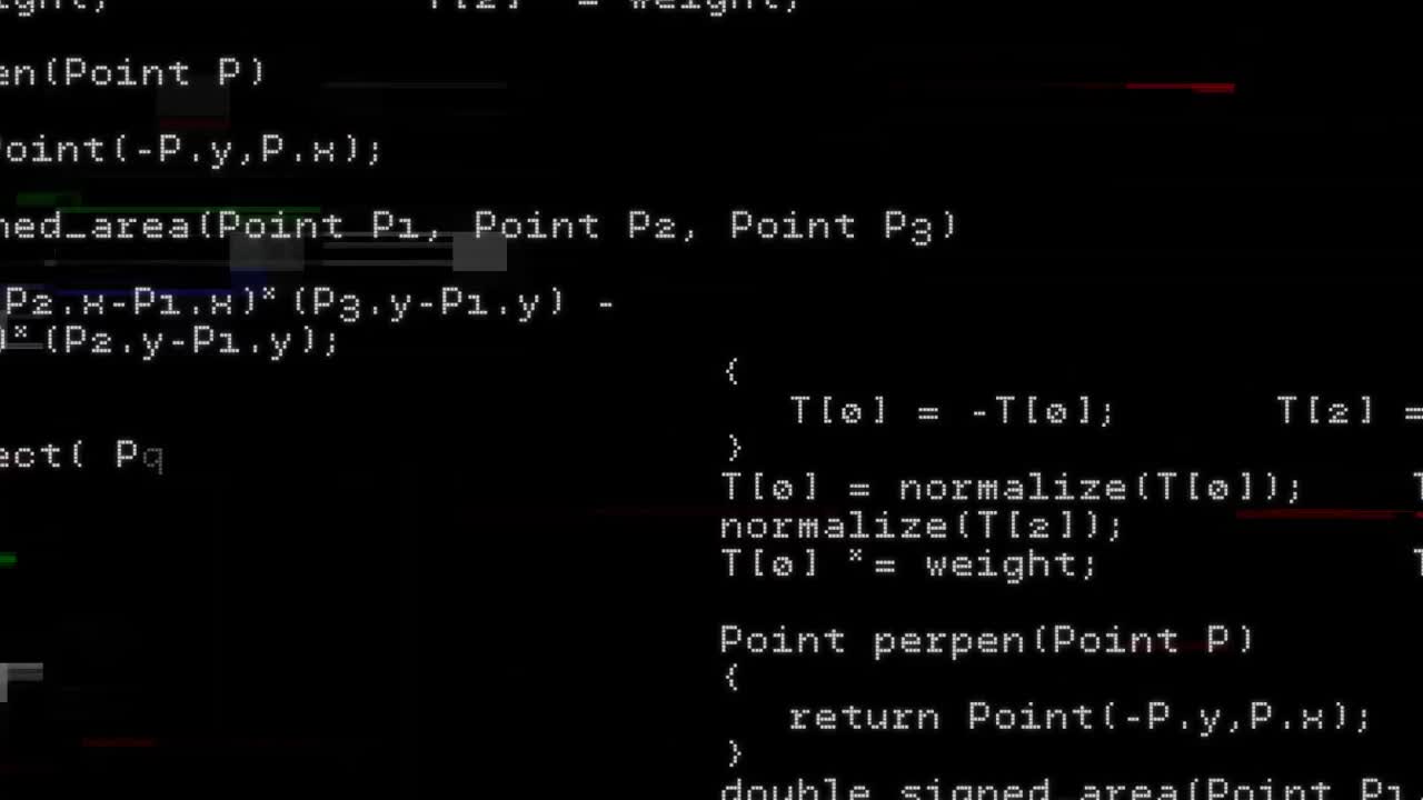 Program codes and glitches