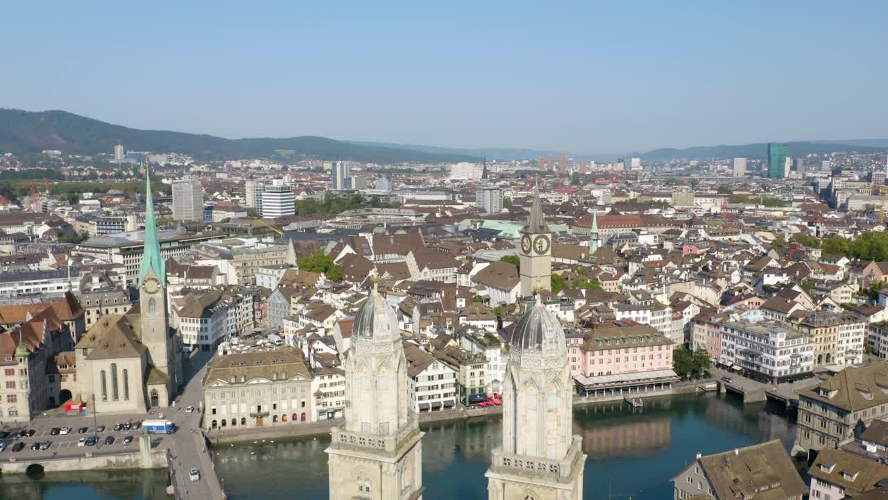 cerca de grossmünster en el centro de zurich