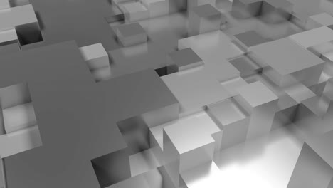 4k glossy abstract tech background.