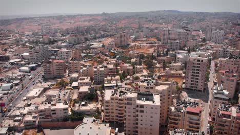 palestinian  town aerial view