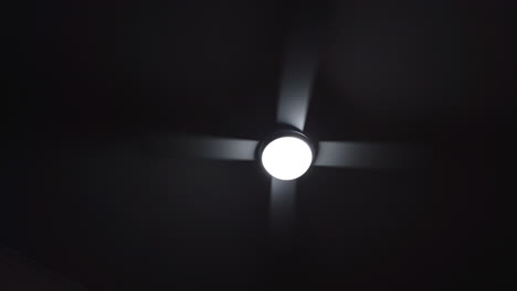 Ventilador-De-Luz-Giratoria-En-Una-Habitación-Oscura