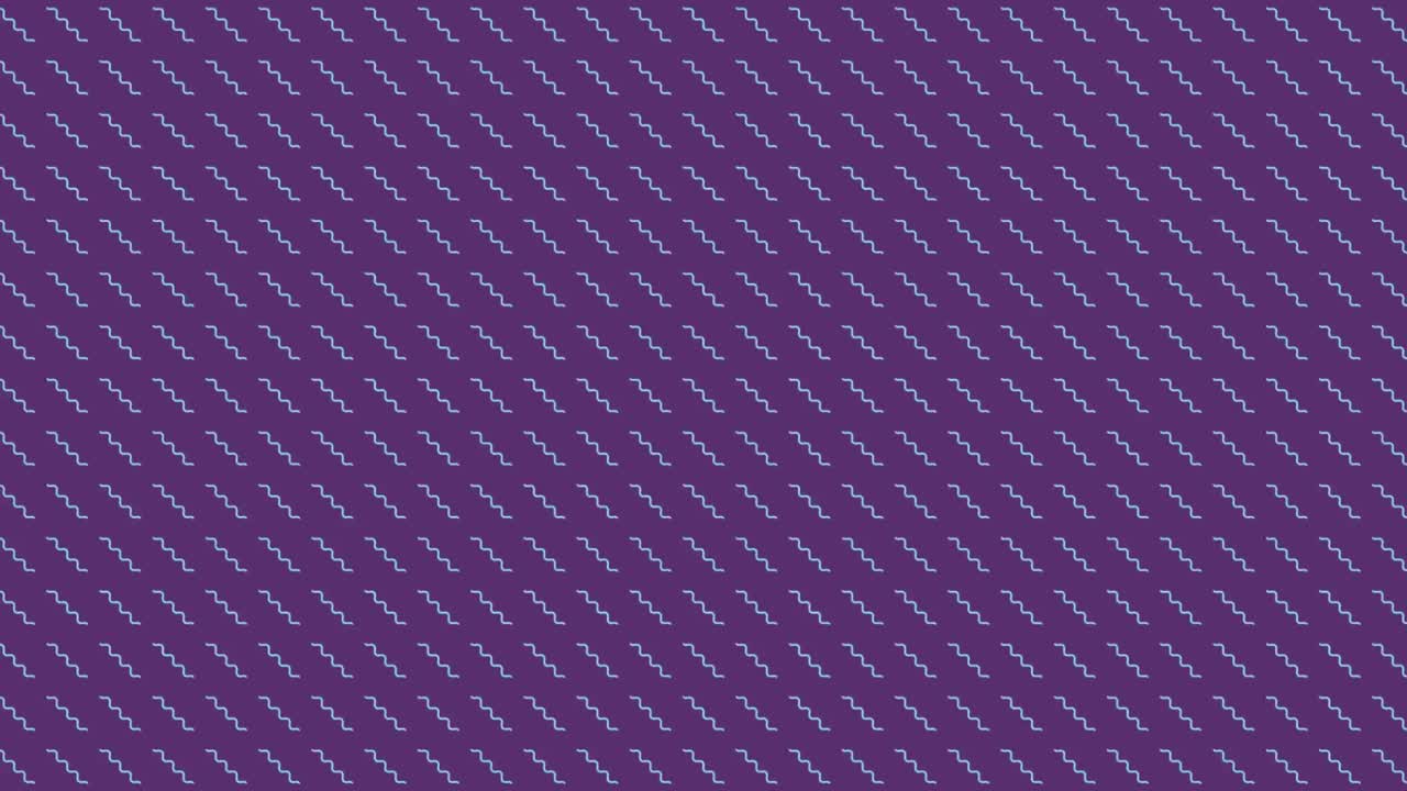 도들 패턴의 보라색 배경에 대한 클라우드에서 그래픽  ⁇  텍스트의 애니메이션