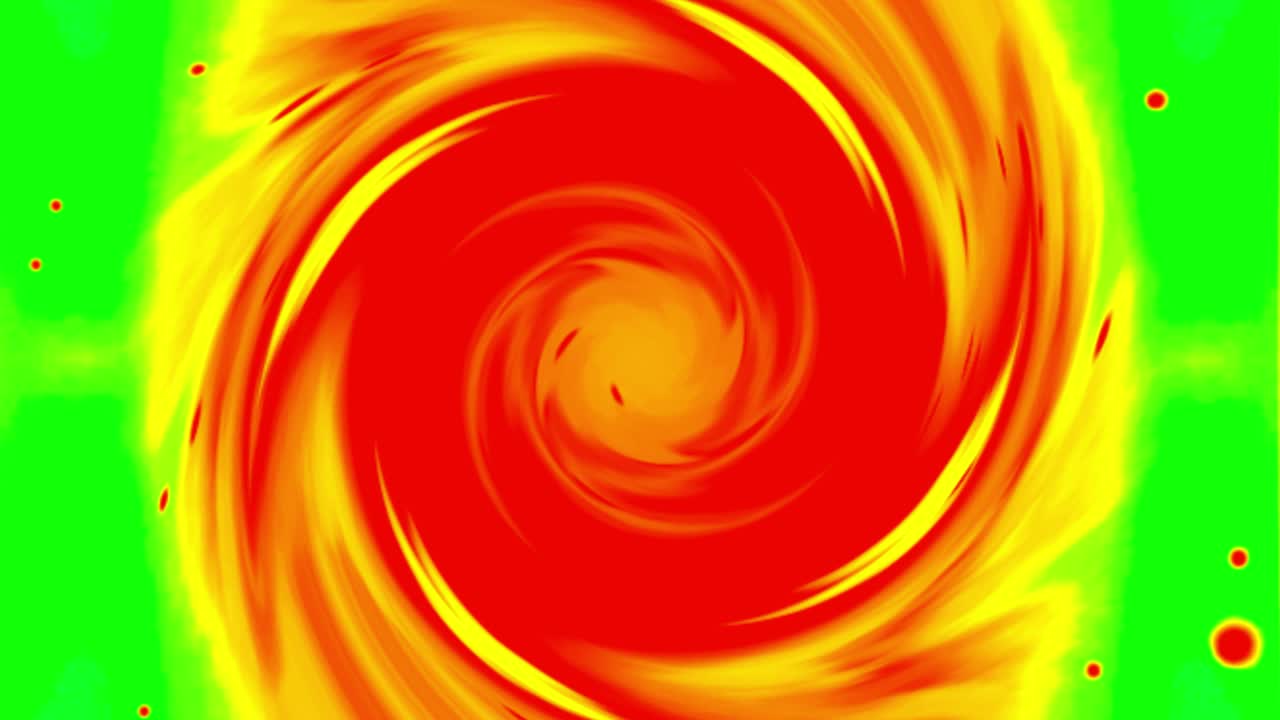 hermoso video de colores parpadeantes de luz que cambia el movimiento de los colores del arco iris a un fondo verde y azul
