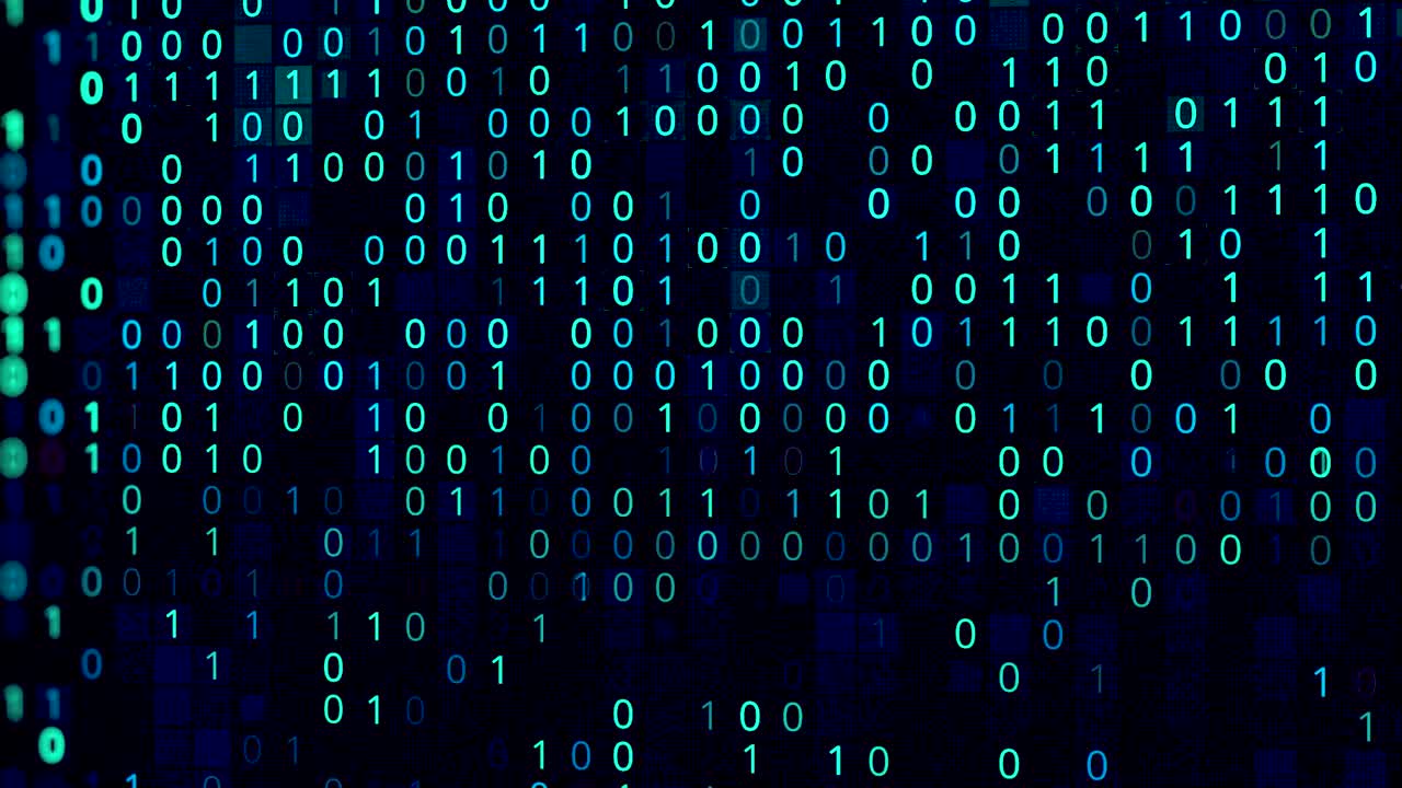 Fondo de código binario