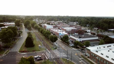 Aerial-Pushing-into-Mebane-NC