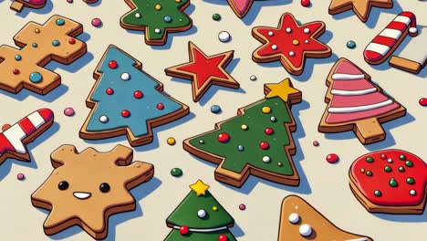 christmas cookies pattern