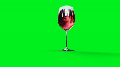 el coche blanco genérico 3d se estrella contra una botella de alcohol. concepto de conductor sobrio. animación en pantalla verde 4k.
