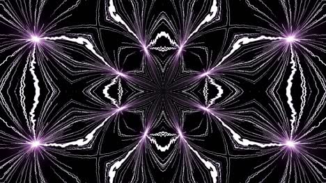 caleidoscopio quemando fuegos artificiales fondo abstracto