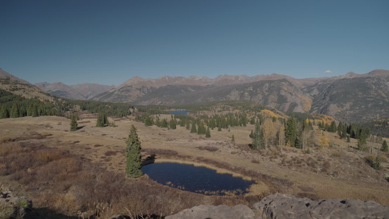 Scenic Mountain Landscape with Lake and Trees