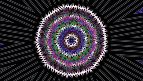 efecto de mal viaje multicolor fuga de luz fondo reluciente