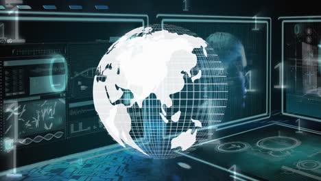 Rotating-globe-and-binary-codes