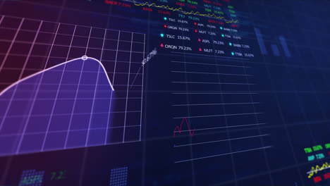 Animation-of-financial-data-processing-with-numbers-over-grid