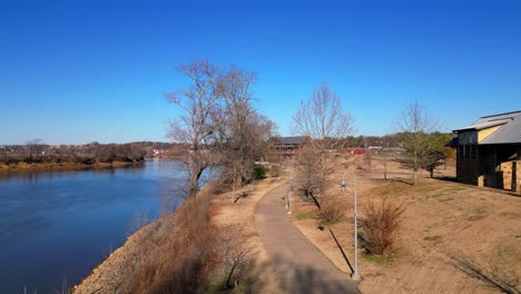 walkway at freedom point in clarksville tennessee