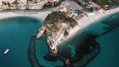 vintage castle on the cliff