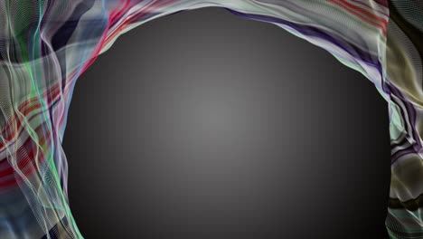 fantastic animation with particle wave object in slow motion and space for text, 4096x2304 loop 4k