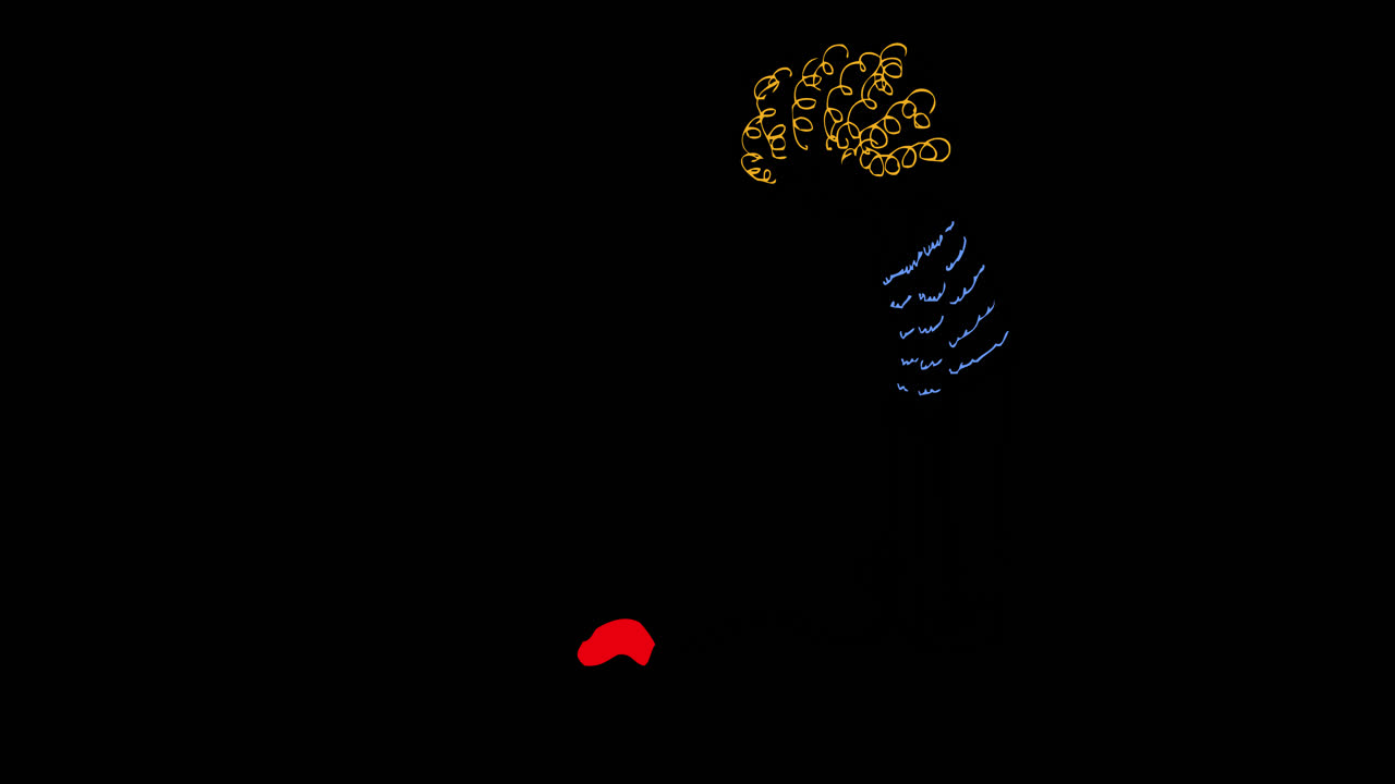 추상적인 리릭 애니메이션