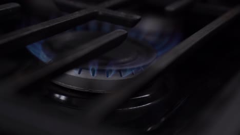 turning on the stove in slow motion 120fps to 24fps