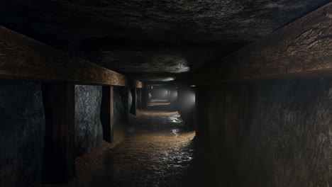 ancient underground tunnel