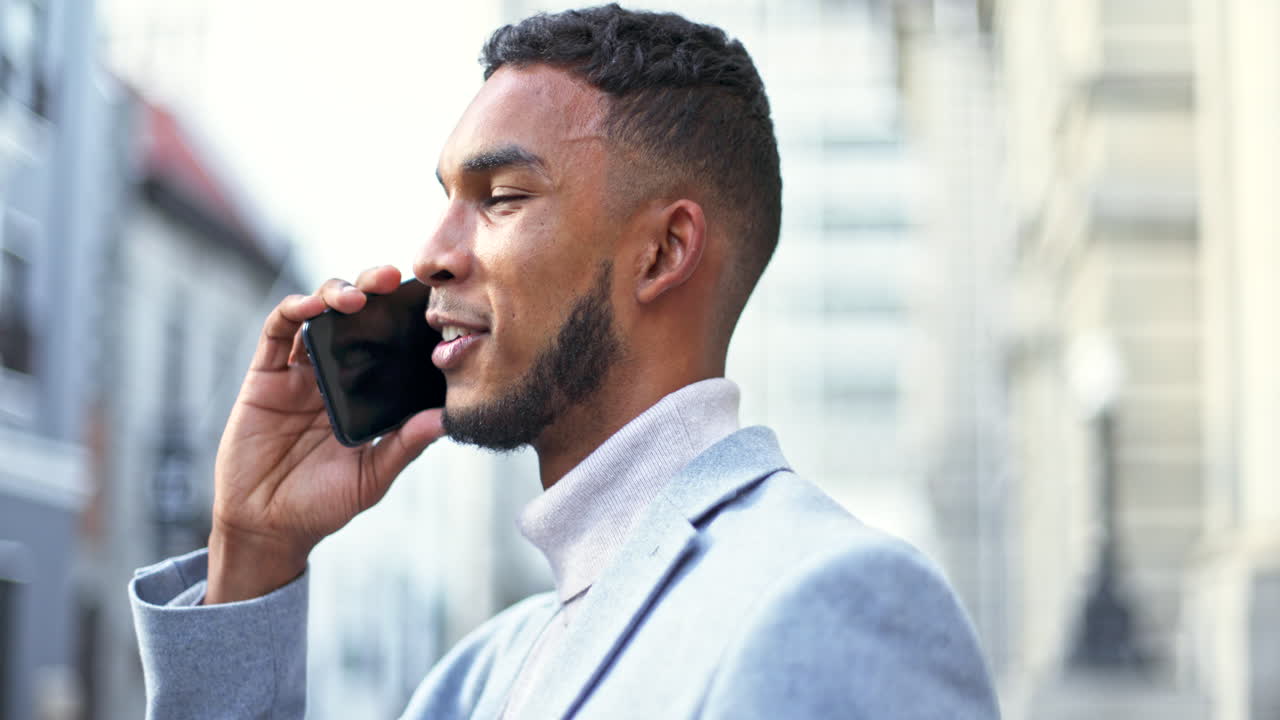 Entrepreneur, investor or businessman talking