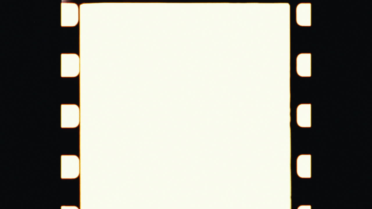 marco de película en blanco