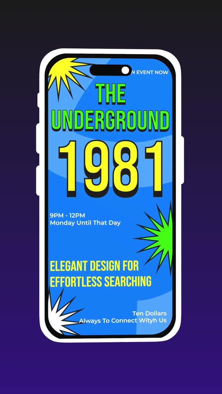 Mockup 3D di telefono moderno.