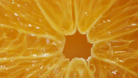 rotating orange slices.