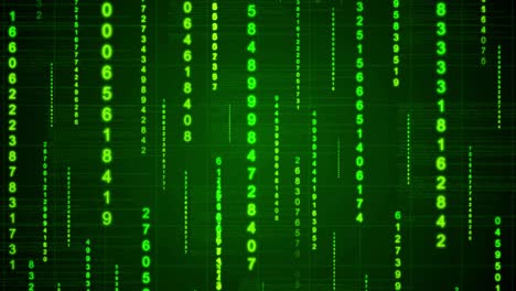 binnary-code-animation-background,-green