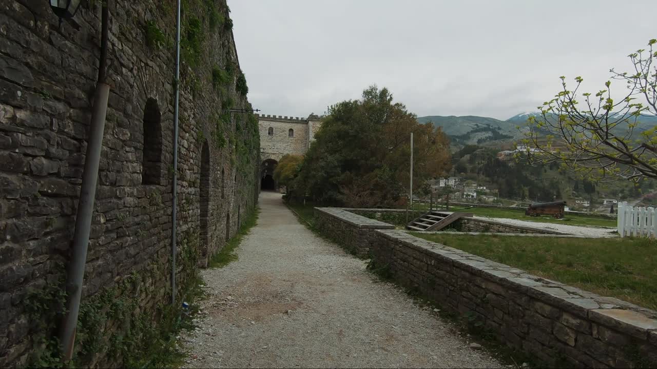 Gjirokaster by i Albanien, filmiske steder - UNESCO Verdensarvsområde