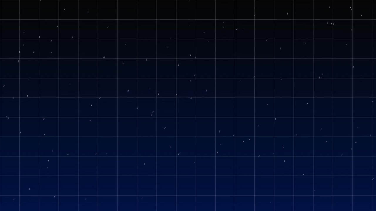Abstract Digital Grid Background with Floating Particles