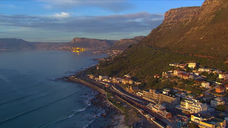 flying from muizenberg towards fish hoek.