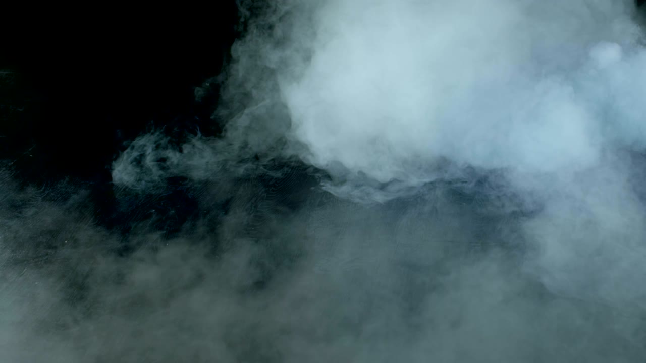 현실적인 건조 얼음 연기 구름