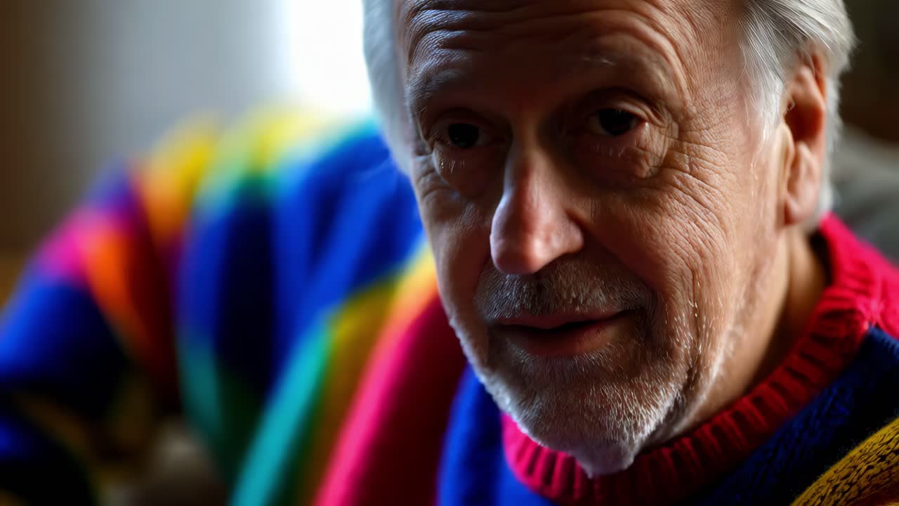 retrato de um homem idoso