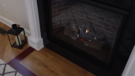 cozy relaxing fireplace
