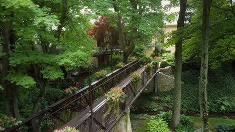 perfectly manicured banquet hall grounds