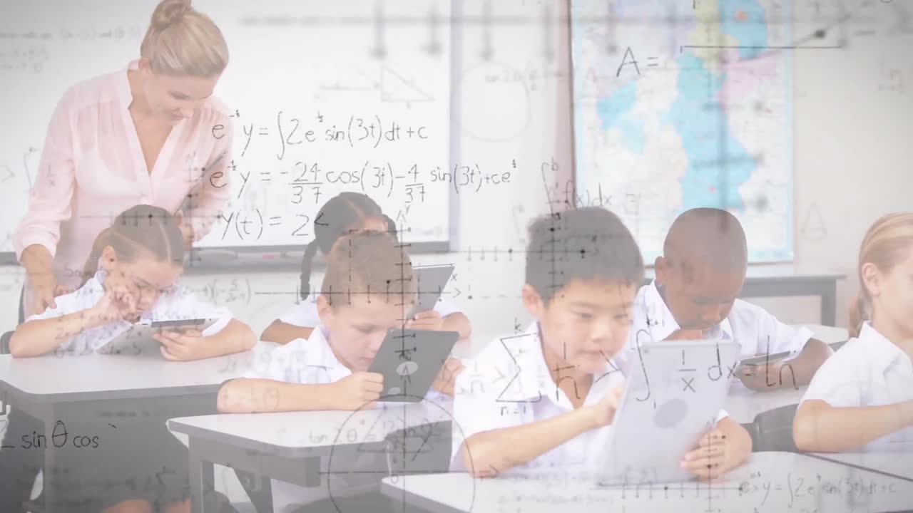 数学式のアニメーションを 学生の多様なグループで