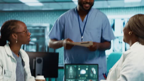 doctor providing expert advice on health care wellness consulting a patient