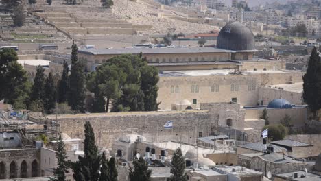 la mezquita al-aqsa en la antigua jerusalén