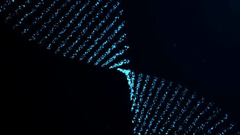 animated abstract dna.genetics concept