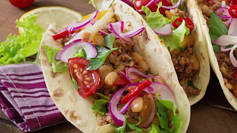 mexican food concept close up