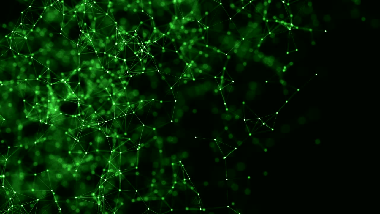 абстрактный цвет цикла геометрический фон с линиями и точками